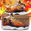 Demon Slayer Air JD13 Sneakers Rengoku Custom Anime Shoes