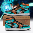 Dragon Ball Son Goku Blue JD Sneakers Custom Anime Shoes