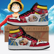 One Piece Monkey D.Luffy JD Sneakers Custom Anime Shoes