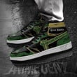 Green Mantis JD Sneakers Black Clover Custom Anime Shoes