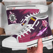 Dragon Ball Son Goku Black Rose High Top Shoes Custom Anime Sneakers