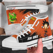 Dragon Ball Son Goku Sheron High Top Shoes Vegeta Super Saiyan Custom Anime Sneakers