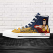 Cowboy Bebop Faye Valentine High Top Shoes Custom Anime Sneakers