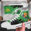 Legend Of Zelda Link High Top Shoes Custom Anime Shoes