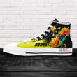 One Piece Brook High Top Shoes Custom Anime Sneakers
