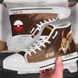 Pokemon Eevee High Top Shoes Custom Anime Sneakers