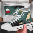 Pokemon Snorlax High Top Shoes Custom Anime Sneakers