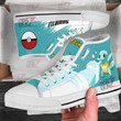 Pokemon Squirtle High Top Shoes Custom Anime Sneakers