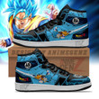 Dragon Ball Goku Super Saiyan Blue JD Sneakers Custom Anime Shoes