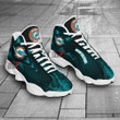Miami Dolphins Air Jordan Sneakers 13 NFL Custom Sport Shoes