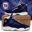 New York Gaints Air Jordan Sneakers 13 NFL Custom Sport Shoes
