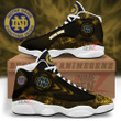 Notre Dame Fighting Irish Air Jordan Sneakers 13 NFL Custom Sport Shoes