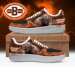 Cleveland Browns Air Sneakers Mascot Thunder Style Custom NFL Sport Shoes