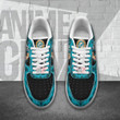 Miami Dolphins Air Sneakers Mascot Thunder Style Custom NFL Sport Shoes