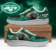 New York Jets Air Sneakers Mascot Thunder Style Custom NFL Sport Shoes
