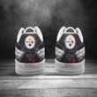 Pittsburgh Steelers Air Sneakers Mascot Thunder Style Custom NFL Sport Shoes