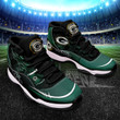 Green Bay Packers Air Jordan 11 Sneakers NFL Custom Sport Shoes