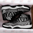 Las Vegas Raiders Air Jordan 11 Sneakers NFL Custom Sport Shoes