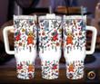 Halloween Stitch Disney Cartoon Personalized 40oz Tumbler With Handle and Straw