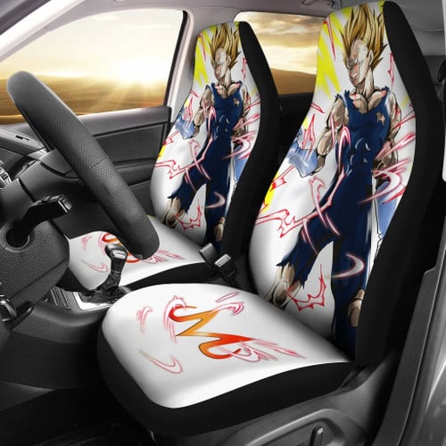 Vegeta Supper Saiyan Dragon Ball Z Red Car Seat Covers Anime Car Accessories