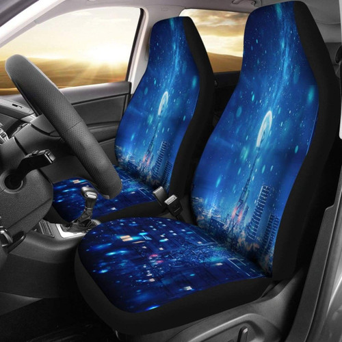 Anime Night Landscape Seat Covers Amazing Best Gift Ideas Universal Fit