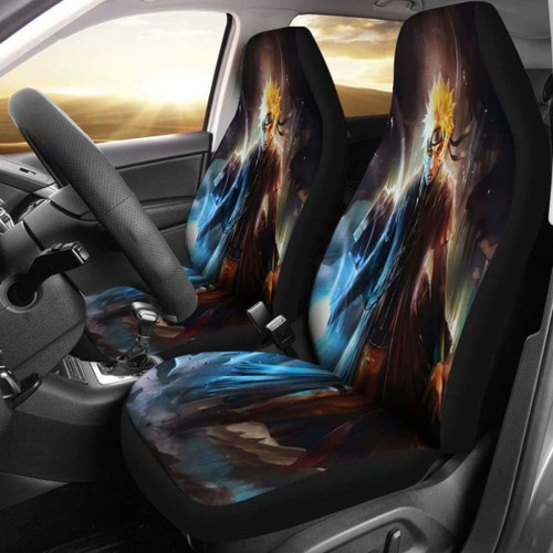 Naruto Art Car Seat Covers Anime Fan Gift Universal Fit