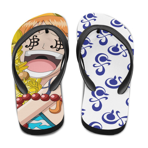 Nami One Piece Anime Custom Flip Flops