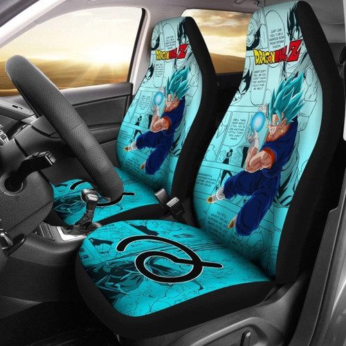 Vegito Characters Dragon Ball Z Car Seat Covers Manga Mixed Anime Universal Fit