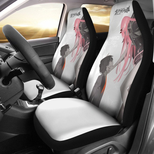 Zero Two Hiro Anime Car Seat Covers