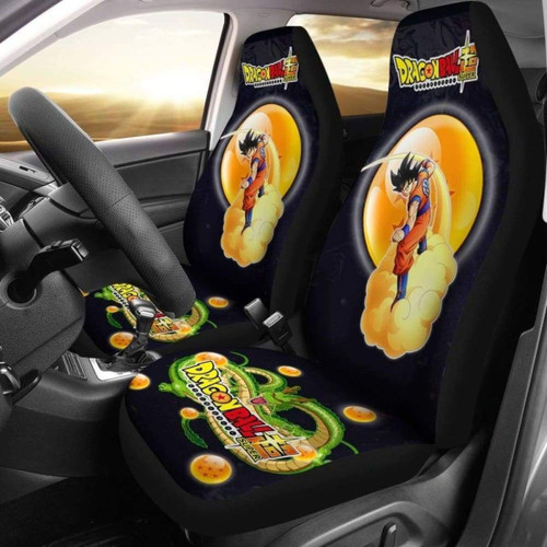Goku Flying Shenron Dragon Ball Anime Car Seat Covers Universal Fit