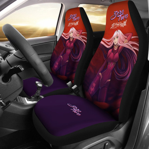Zero Two Anime Car Seat Covers Zero Two Sweets Girl