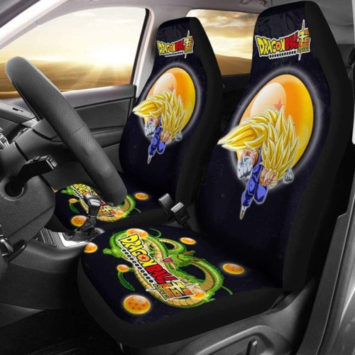 Vegito Super Saiyan Shenron Dragon Ball Anime Car Seat Covers Universal Fit