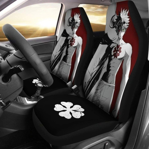 Asta Black Clover Car Seat Covers Anime Fan Gift Universal Fit