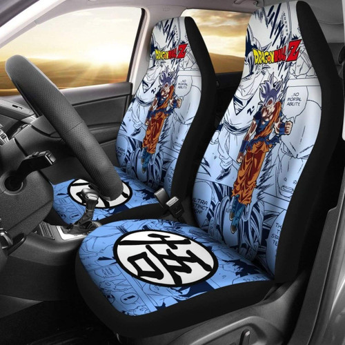 Goku Ultra Dragon Ball Z Car Seat Covers Manga Mixed Anime Great Universal Fit