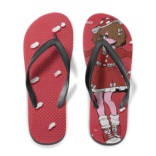 Kinoko Komori My Hero Academia Anime Custom Flip Flops
