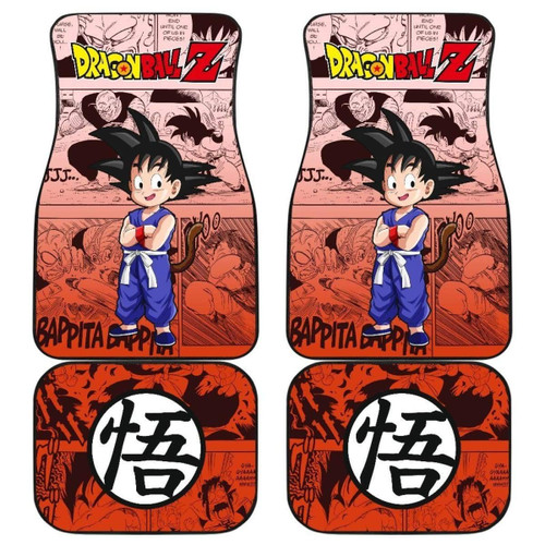 Goku Kid Dragon Ball Z Car Floor Mats Manga Mixed Anime Funny Universal Fit