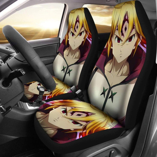 Seven Deadly Sins Zeldris Car Seat Covers Anime Fan Gift Universal Fit