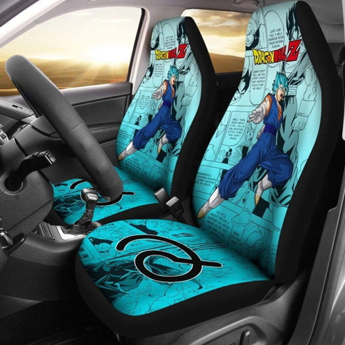 Vegito Dragon Ball Z Car Seat Covers Manga Mixed Anime Universal Fit