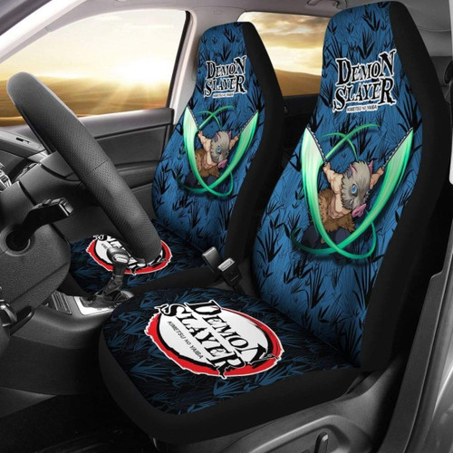 Demon Slayer Inosuke Uniform Car Seat Covers Anime Universal Fit