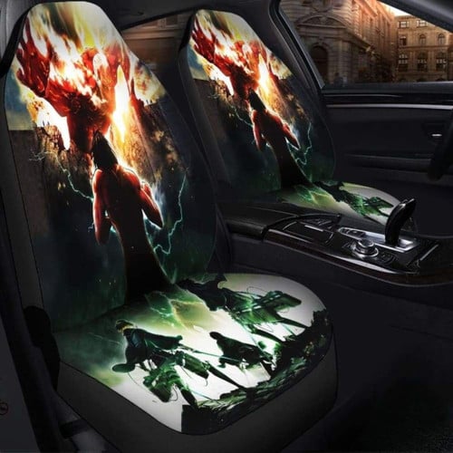 Attack On Titan Anime Seat Covers Universal Fit