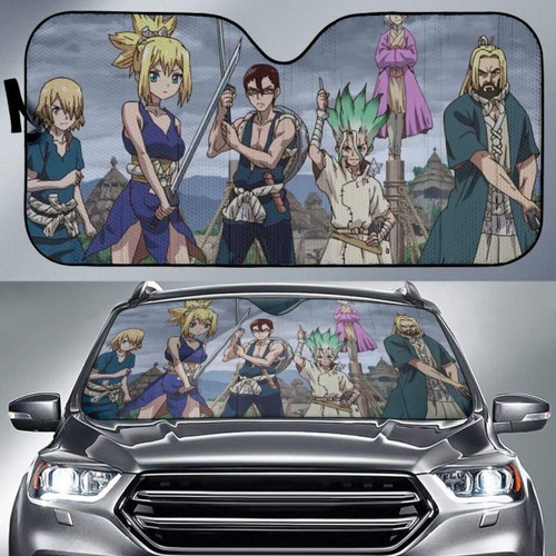 Dr Stone Cool Auto Sunshade Anime Universal Fit