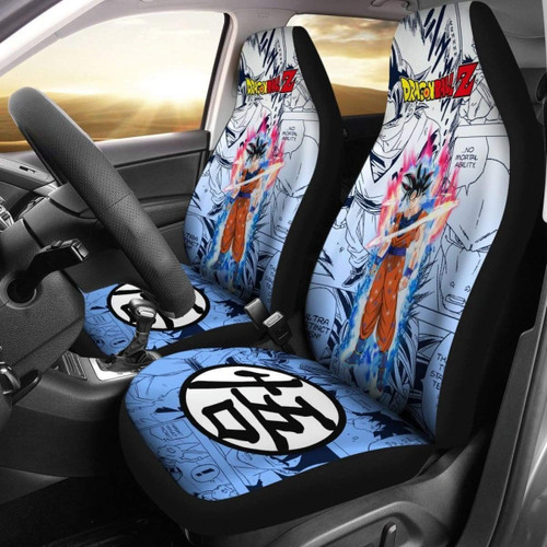 Goku Ultra Dragon Ball Z Car Seat Covers Manga Mixed Anime Universal Fit