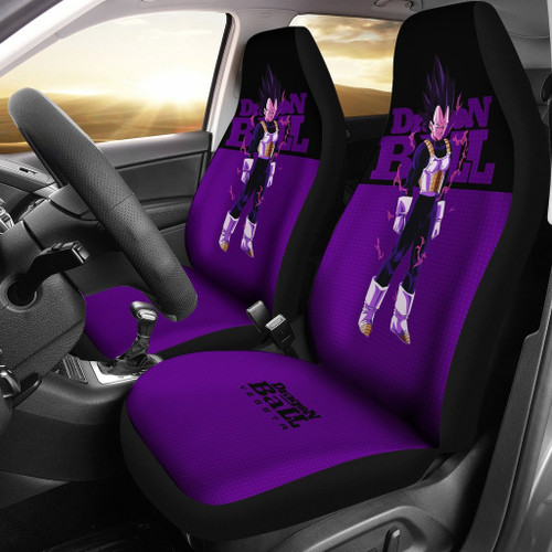 Vegeta Supper Purple Dragon Ball Anime Car Seat Covers Unique Design