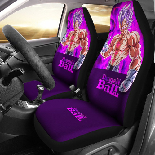 Superme Vegeta Dragon Ball Anime Violet Car Seat Covers Unique Design