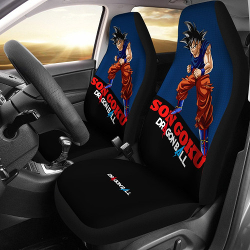 Son Goku Dragon Ball Car Seat Covers Anime Seat Covers