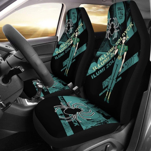 Illumi Zoldyck Characters Hunter X Hunter Car Seat Covers Anime Gift For Fan Universal Fit