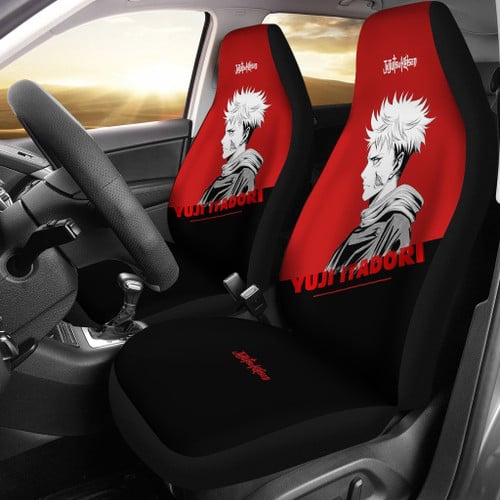 Yuji Itadori Seat Covers Fan Art Jujutsu KaiSen Anime Car Seat Covers Fan Gift