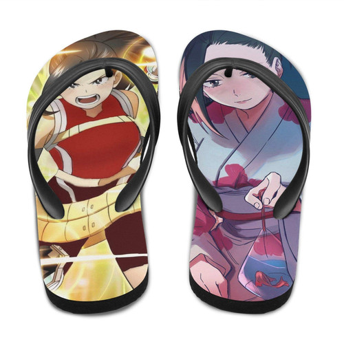 Momo Yaoyorozu My Hero Academia Anime Custom Flip Flops