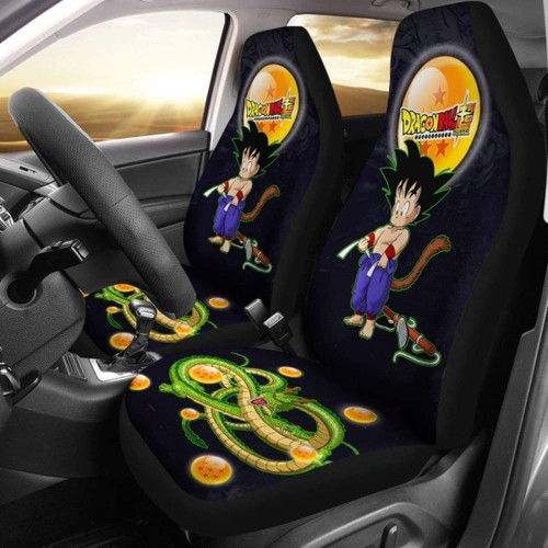 Goku Funny Shenron Dragon Ball Anime Car Seat Covers Universal Fit