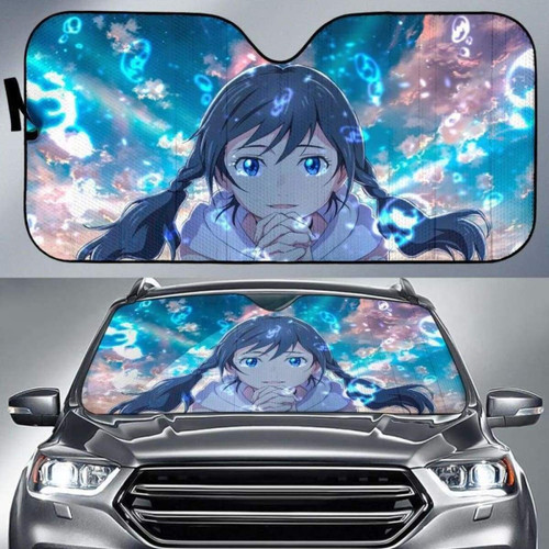 Weathering With You Anime Car Sun Shade Universal Fit